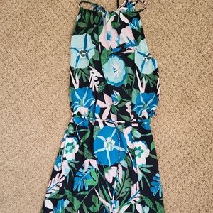 Loft Tropical Floral Maxi Dress